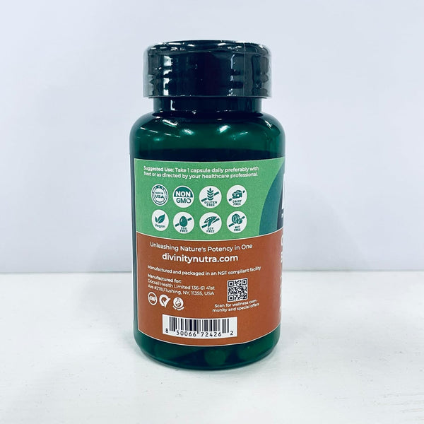 Berberine Supplement with Bitter Melon, Ginkgo Biloba and Ceylon Cinnamon 60 Capsules, Vegan, Made in USA Berberine Capsules for Women and Men