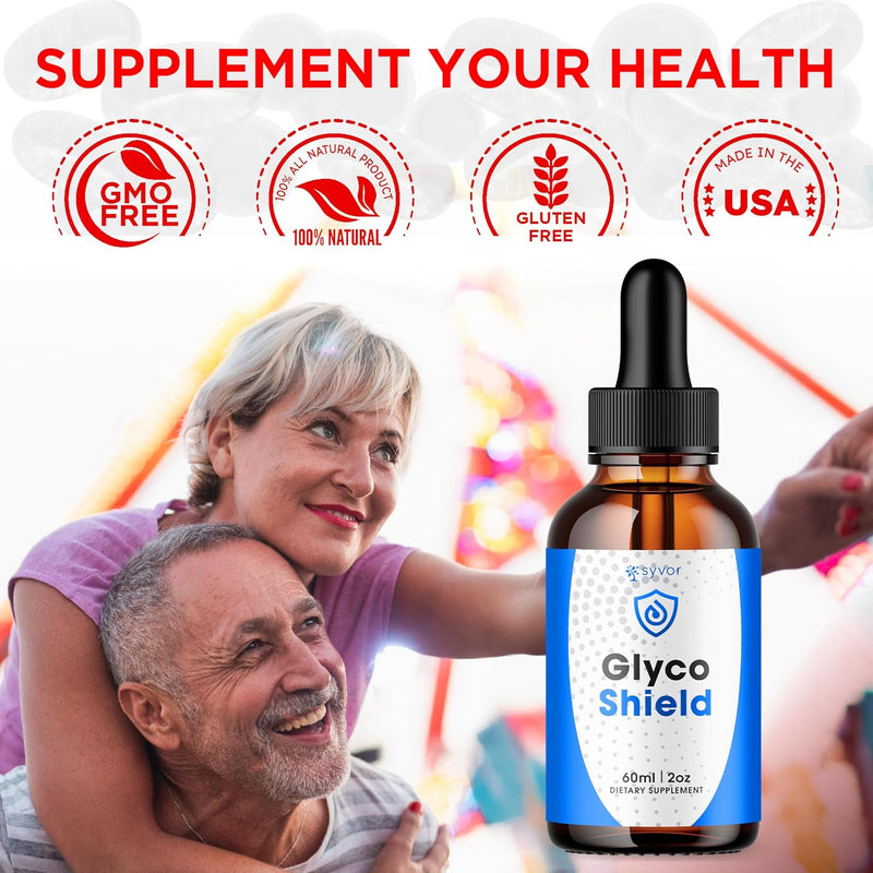 Glyco Shield Drops, Official Glyco Shield Blood Support Drops with All Natural Ingredients