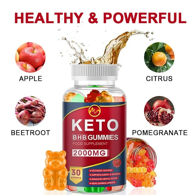 Keto Acv Gummies Help For Weight Loss Keto Gummy Supplement For Women And Men - Cleanse - Detox - Apple Cider Vinegar