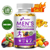 Men's Multivitamin - Supports Circulation, Muscle Growth & Immune System, Vitamin & Mineral Supplement, 120 Capsules