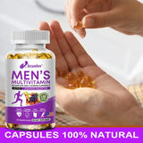 Men's Multivitamin - Supports Circulation, Muscle Growth & Immune System, Vitamin & Mineral Supplement, 120 Capsules