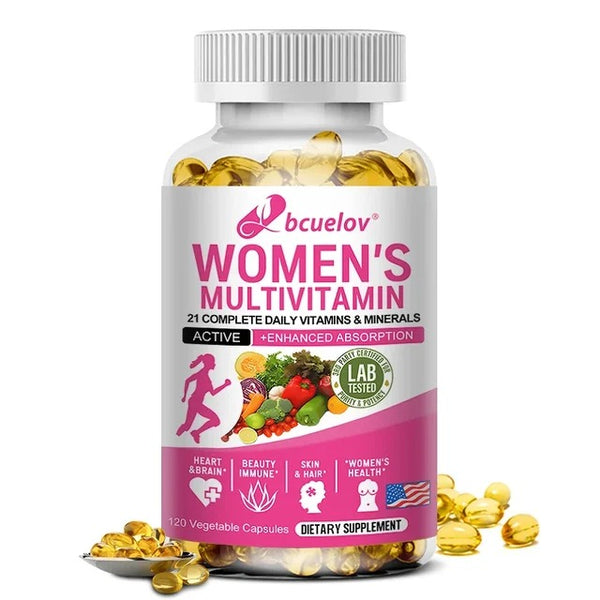 Multivitamin Mineral Supplement Antioxidant, Improved Nutrient Absorption Heart Health Natural Energy Support Multivitamin