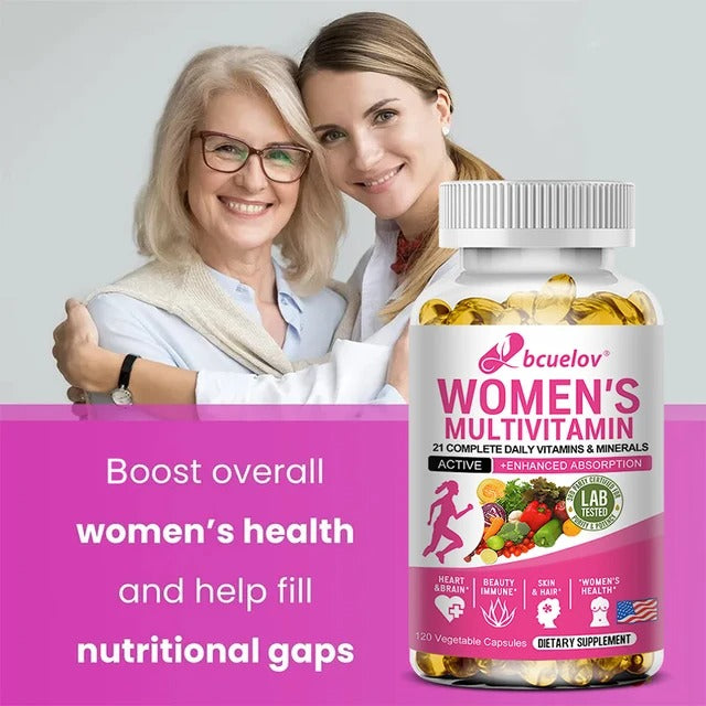 Multivitamin Mineral Supplement Antioxidant, Improved Nutrient Absorption Heart Health Natural Energy Support Multivitamin