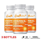 Vitamin D3 Supplement - Cell Growth, Bone Regeneration, Immune Support, Strong Bones and Nervous System Health