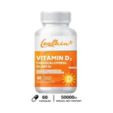Vitamin D3 Supplement - Cell Growth, Bone Regeneration, Immune Support, Strong Bones and Nervous System Health