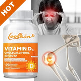 Vitamin D3 Supplement - Cell Growth, Bone Regeneration, Immune Support, Strong Bones and Nervous System Health