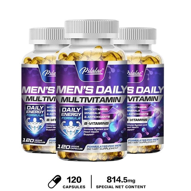 Men's Multivitamin Supplement - Enhance Immunity, Boost Energy and Endurance, Promote Overall Health