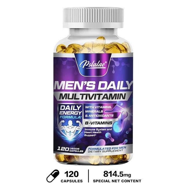 Men's Multivitamin Supplement - Enhance Immunity, Boost Energy and Endurance, Promote Overall Health
