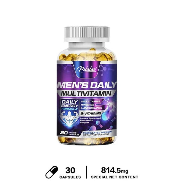 Men's Multivitamin Supplement - Enhance Immunity, Boost Energy and Endurance, Promote Overall Health