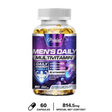 Men's Multivitamin Supplement - Enhance Immunity, Boost Energy and Endurance, Promote Overall Health