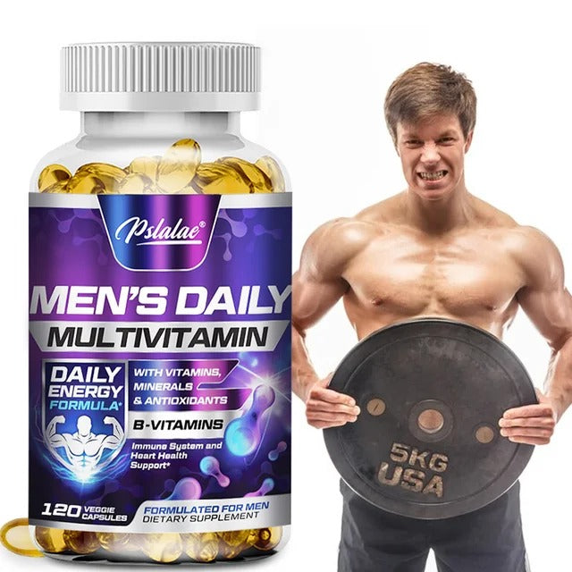 Men's Multivitamin Supplement - Enhance Immunity, Boost Energy and Endurance, Promote Overall Health