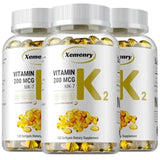 Vitamin K2 MK-7 Supplement - Supports Immune Function, Joint & Heart Health, Superior Absorption, Boosts Energy, Non-GMO
