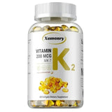 Vitamin K2 MK-7 Supplement - Supports Immune Function, Joint & Heart Health, Superior Absorption, Boosts Energy, Non-GMO