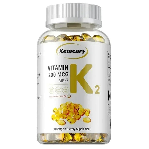 Vitamin K2 MK-7 Supplement - Supports Immune Function, Joint & Heart Health, Superior Absorption, Boosts Energy, Non-GMO