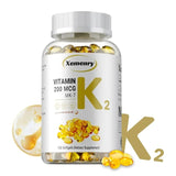 Vitamin K2 MK-7 Supplement - Supports Immune Function, Joint & Heart Health, Superior Absorption, Boosts Energy, Non-GMO