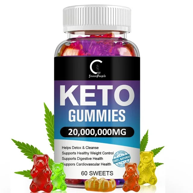 60PCS Keto Gummies Keto Gummy Supplement Help For Weight Loss For Women And Men - Cleanse - Detox