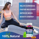 60PCS Keto Gummies Keto Gummy Supplement Help For Weight Loss For Women And Men - Cleanse - Detox