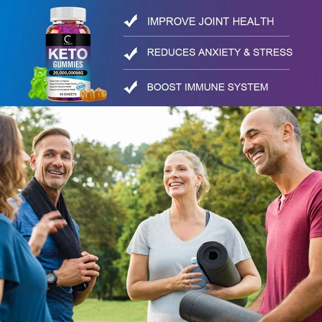60PCS Keto Gummies Keto Gummy Supplement Help For Weight Loss For Women And Men - Cleanse - Detox