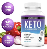 Fast Premium Ketogenic Weight Loss Ketosis Energy Boost and Appetite Control Metabolic Support BHB Supplement for Men and Women